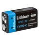 Акумуляторна батарея Pujimax Крона 6F22/6LR61 з USB TYPE-C 9V 4400mWh, Black (16217) - зображення 3