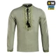 Вишиванка льон олива M-Tac (2XL) 100% 80031001-2XL - изображение 2