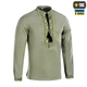 Вишиванка льон олива M-Tac (2XL) 100% 80031001-2XL - изображение 3
