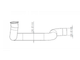 Труба приемная Renault Premium din 64258 96- (70.101) Polmostrow - изображение 2