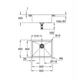 Мийка для кухні Grohe 550 x 450 мм під стільницю, 1 чаша матова (31574DL1) ( 38089 ) - изображение 3