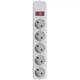 Мережевий фільтр живлення Maxxter SPM5-G-15G grey, 4.5 м кабель, 5 розеток (SPM5-G-15G) - зображення 4