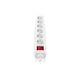 Сетевой фильтр питания REAL-EL RS-6 Protect M 3m, white (EL122300033) - изображение 4