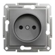 Розетка Schneider Electric ASFORA без заземлення антрацит (EPH3000171) - зображення 1