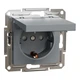 Розетка Schneider Electric ASFORA з кришкою, сталь (EPH3100162) - изображение 2