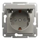 Розетка Schneider Electric ASFORA з кришкою, бронза (EPH3100169) - изображение 1