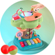 Zabawka edukacyjna Ricokids Drzewko z melodią 781600 (5903890610258) - obraz 9