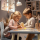 Стіл з двома стільцями для дітей Ricokids Кролик RC-847 (5903890613686) - зображення 6
