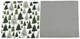 Набор 4 хлопковых полотенца Soho кухонные 40x40 см Christmas trees (BS 45565S/1) - изображение 5