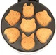 Вафельница электрическая RIAS Waffle Wow 7 форм для выпекания в виде животных 350W White (3_06607) - изображение 3