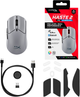 Mysz HyperX Pulsefire Haste 2 Pro Wireless/Bluetooth/USB Gray (A1KY5AA) - obraz 8