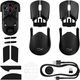 Mysz HyperX Pulsefire Saga Pro Wireless/Bluetooth Black (A2PB2AA) - obraz 9