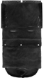Śpiworek Springos SB0044 z futerkiem do wózka sanek gondoli 80 cm Czarny (5907719442280) - obraz 9