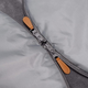 Śpiworek Springos SB0045 4 w 1 z futerkiem do wózka gondoli na sanki 80 cm Szary (5907719442297) - obraz 6