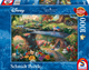 Puzzle Schmidt Spiele T. Kinkade Alicja w krainie czarów Disney 1000 elementów 109094 (4001504596361) - obraz 1