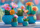 Пазли CherryPazzi Bloomy Cactus Fireworks 1000 елементів 30868 (5903728730868) - зображення 3