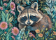 Puzzle CherryPazzi Raccoon in flowers 1000 elementów 30851 (5903728730851) - obraz 3