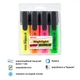 Маркер highlighter e 345 набір 4 шт блістер pvc оставляет четкий яркий насыщенный след - зображення 2