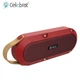 Портативна бездротова Bluetooth колонка акустика CELEBRAT SP-5 Outdoor 1200 мАг зі ступенем захисту IPX7 |BT5.0, TWS, AUX, SD-card, USB, 5W * 2| Червоний - зображення 2