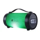 Портативная беспроводная Bluetooth колонка акустика Beecaro RX22E with RGB Light с RGB-подсветкой и ручкой для транспортировки 1800 мАч |BT5.0, TWS, 6W, FM, AUX| Черный - изображение 3