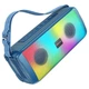 Портативная беспроводная Bluetooth колонка акустика Borofone BR26 Daring sports BT speaker с RGB подсветкой |10W, 1500 mAh, TWS/BT5.3/AUX/TF/USB/FM, 2.5h| Синий - изображение 1