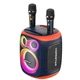 Портативная беспроводная Bluetooth колонка акустика HOPESTAR Party 130 с двумя микрофонами LED караоке IPX6 | 22000mAh, 120W, BT5.3/USB/TF/AUX/TWS | Синий - изображение 1