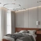 Хромовая кольцевая светодиодная двойная люстра 60+80+100см «Circle» (52-9832-3B CHROME LED (600+800+1000)) - изображение 3