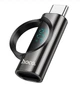 Переходник Hoco UA32A 60W Type-C male to Lightning female display adapter Black - изображение 3