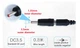 Кабель USB to DC для роутера с 5V на 9V(1A) или 12V(0.8A) 5.5х2.1/3.5x1.35 mm с переключателем - изображение 3