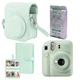 Набір камера Fujifilm Instax Mini 12, Фотопапір 10шт, Чохол, Фотоальбом 108 фото Зелений (Подарункове пакування) - зображення 1