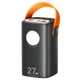 Павербанк Remax RPP-123 60000 mAh 27W 3USB/Type-C Портативний зовнішній акумулятор Power Bank зі швидкою зарядкою PD27W+QC22.5W та ліхтариком Black - зображення 1
