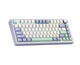 Бездротова клавіатура AULA F75 RGB Reaper 75% USB/Bluetooth/2.4GHz White and Green - зображення 3