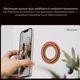 Магнитная наклейка Nillkin SnapHold (веган-кожа), крепление MagSafe на стену, зеркало, авто, 800г сцепление компактный держатель телефона аксессуар для iPhone Фиолетовый - изображение 6