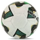 М'яч футбольний професійний №5 SOCCERMAX FB-4208 (PU, білий-зелений) - изображение 3
