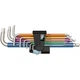 Набор ключей шестигранных нержавеющая сталь Wera 3950 SPKL/9 SM Multicolour удлиненных 1.5-10мм 9шт. (05022669001) - изображение 1