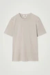 Футболка чоловіча COS Regular Brushed Cotton M бежевий - зображення 2