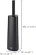 Туалетная щетка 360 с матовым покрытием Joseph Joseph Flex 360 Toilet Brush (Black) 70597 - изображение 5