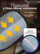 Перчатка щетка для одежды удаления шерсти кошек и собак домашних животных с поверхностей 23х16.5 см Черная (GLOVEWOOL-23) - изображение 4