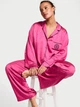 Пижама сатиновая Victoria's Secret Satin Long Pajama Set, размер XL - изображение 1
