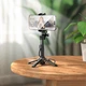 Портативная мини-стойка трипод для смартфона со штативом и Bluetooth-пультом HOCO K27 Magic Черный - изображение 9