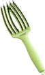 Szczotka do włosów Olivia Garden Fingerbrush Dolce Vita zielona (5414343018830) - obraz 1
