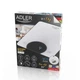 Весы кухонные электронные Adler AD 3173 White настольные стеклянные с LED дисплеем взвешиванием до 10 кг и погрешностью 1 г измерение объема - изображение 7