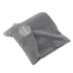 Подушка для шеи Travel Pillow Серая дорожная для сна - изображение 1