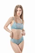 Комплект женский кружевной топ и трусики-бразилиана Felisiya Lingerie Тиффани 2009+209-054с XL - изображение 5