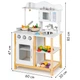 Детская деревянная игровая кухня Ecotoys Wooden с набором посуды - изображение 4
