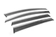 Ветровики с хромированным молдингом Niken Luxury (SW, 4 шт) для Volkswagen Golf 7/E-Golf 2012-2020 гг - изображение 3