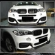 Накладка на передній бампер Lip (для M-Sport, Карбон) для BMW X6 F16 2014-2019 рр - зображення 5