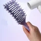 Специальная расческа для укладки кудрявых волос Purple широкая щетка для распутывания и расчёсывания мокрых / влажных волос, фиолетовый (111164332) - изображение 3