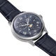 Мужские наручные часы Механика с Автоподзаводом Orient RA-AK0806L30B Серебристые\Синий циферблат\Синий ремешок - изображение 2