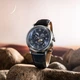 Мужские наручные часы Механика с Автоподзаводом Orient RA-AK0806L30B Серебристые\Синий циферблат\Синий ремешок - изображение 9